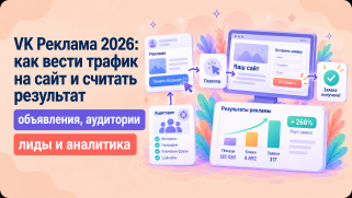 VK Реклама 2026: как вести трафик на сайт и считать результат