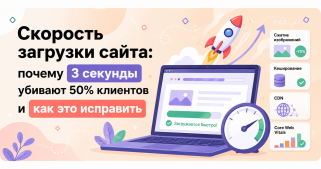 Скорость загрузки сайта: почему 3 секунды убивают 50% клиентов и как это исправить