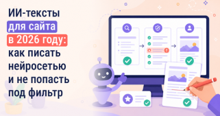 ИИ-тексты для сайта в 2026 году: как писать нейросетью и не попасть под фильтр